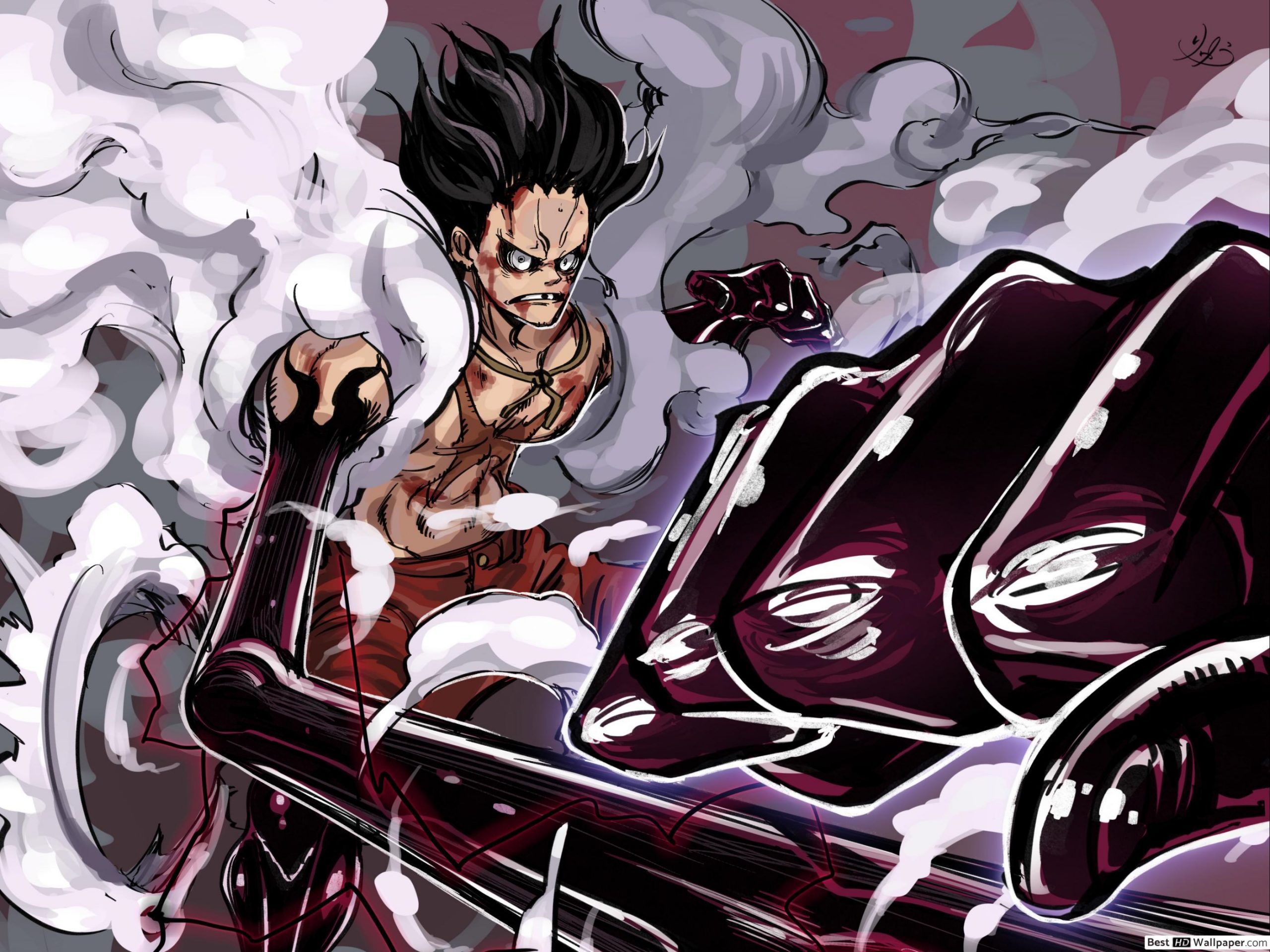 Wallpaper Luffy Gear 5 - Luffy Gear 4 Wallpapers - Top à Luffy Gear 5 Dessin