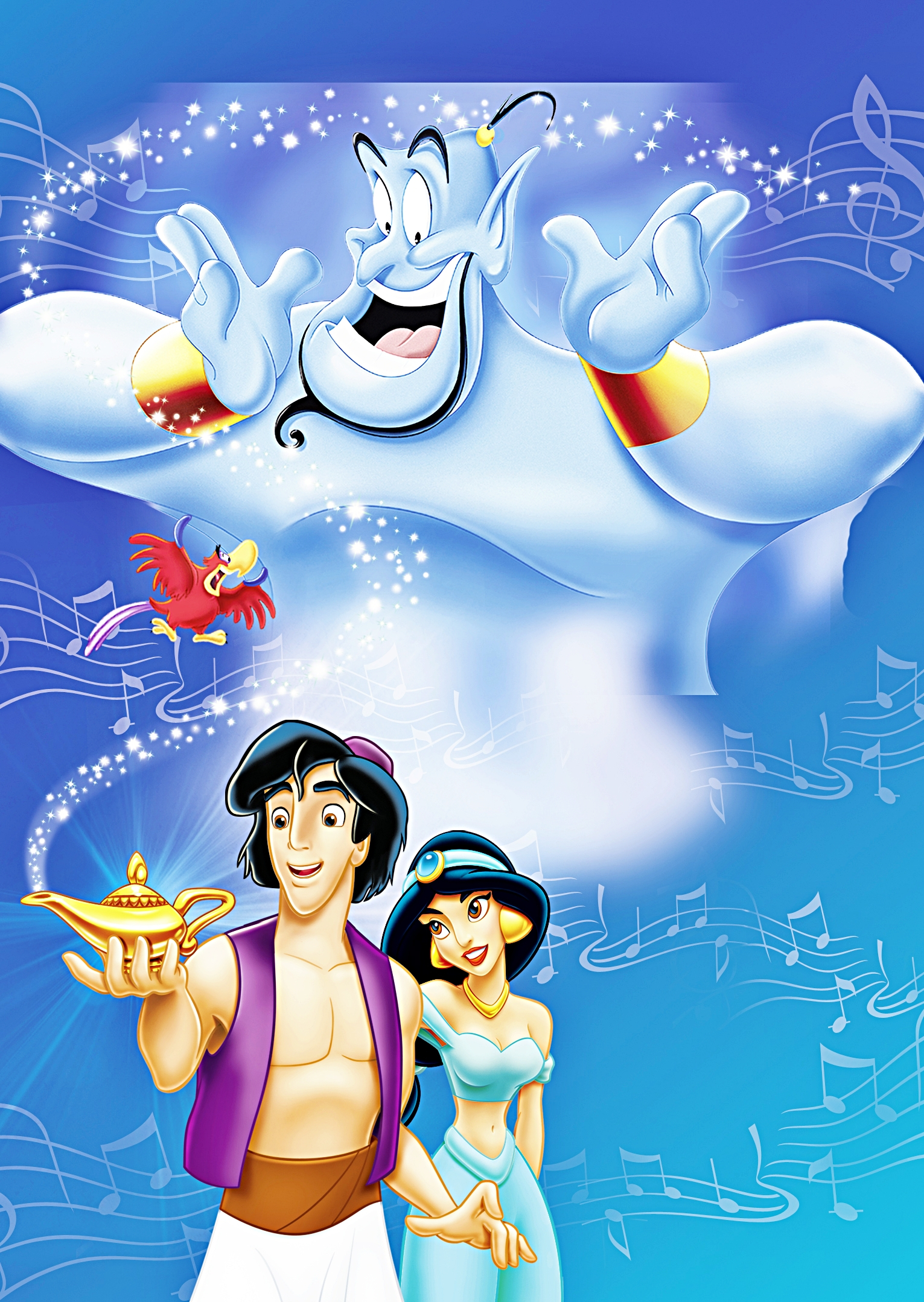 Walt Disney Posters - Aladin - Personnages De Walt Disney tout Dessin Animé Aladin