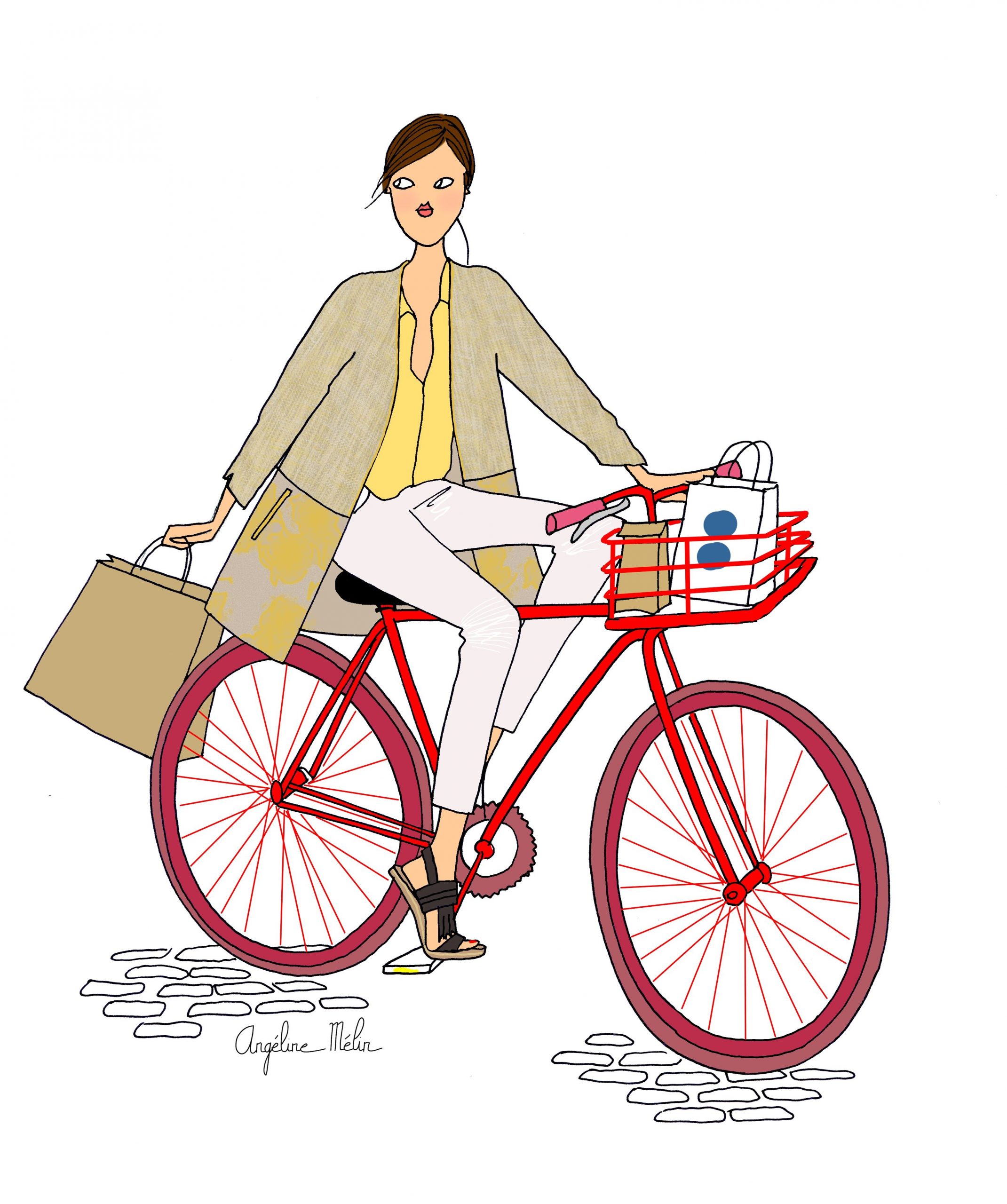 Week-End | Dessin De Mode, Illustration Parisienne, La pour Dessin 4 Roues