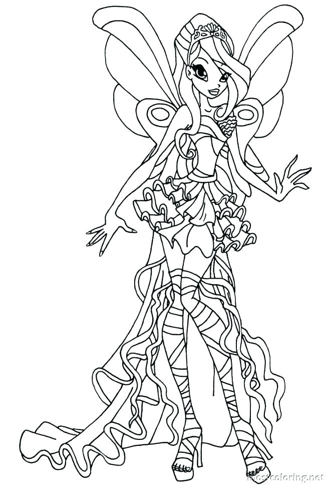 Winx Club Flora Coloring Pages At Getcolorings | Free intérieur Dessin Winx