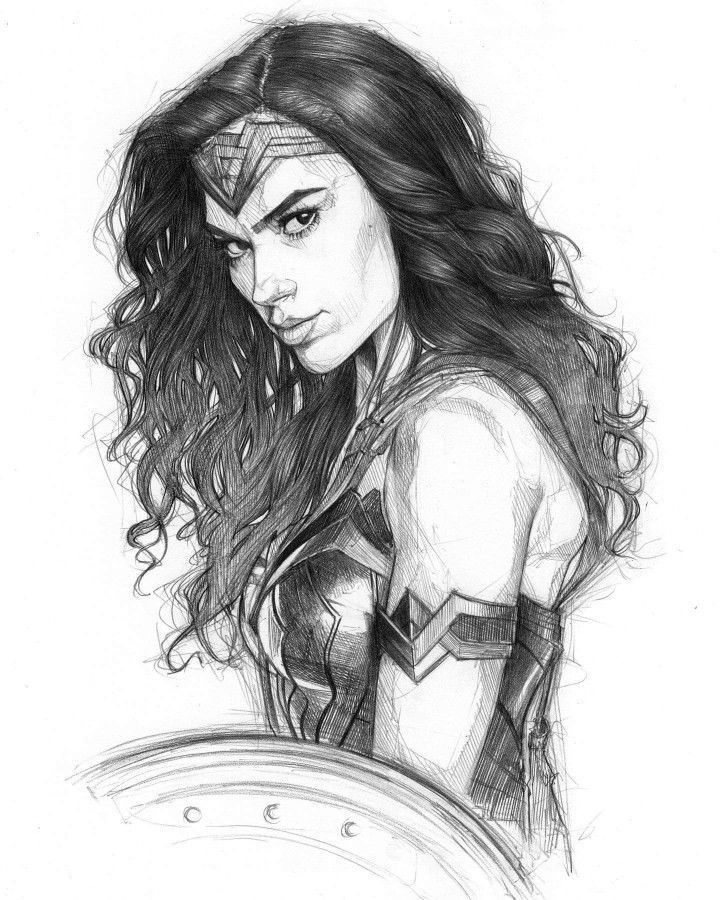 Wonder Woman By Efrain Malo Arte In 2020 | Wonder Woman avec Dessin Wonder Woman,