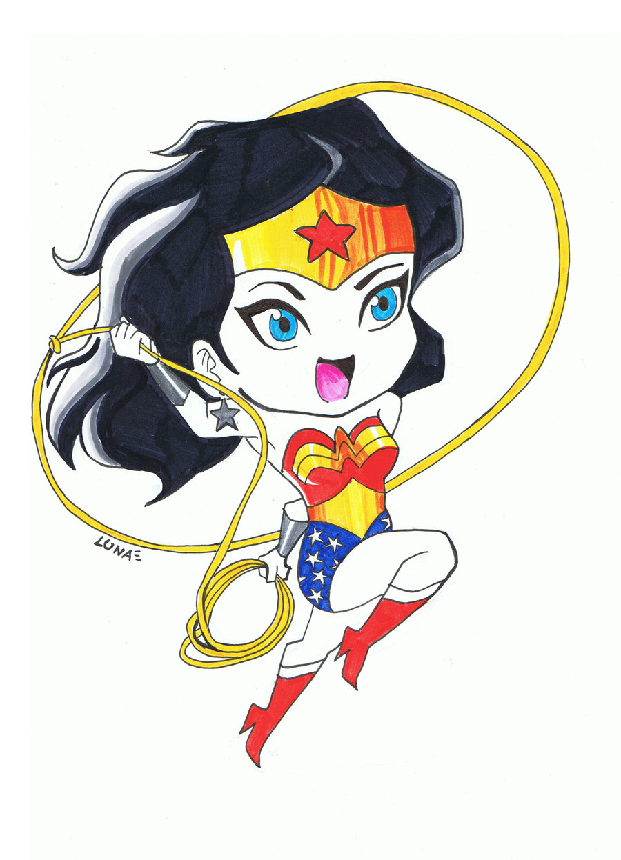 Wonder Woman Clipart Wallpaper 20 Free Cliparts | Download pour Dessin Wonder Woman Kawaii,