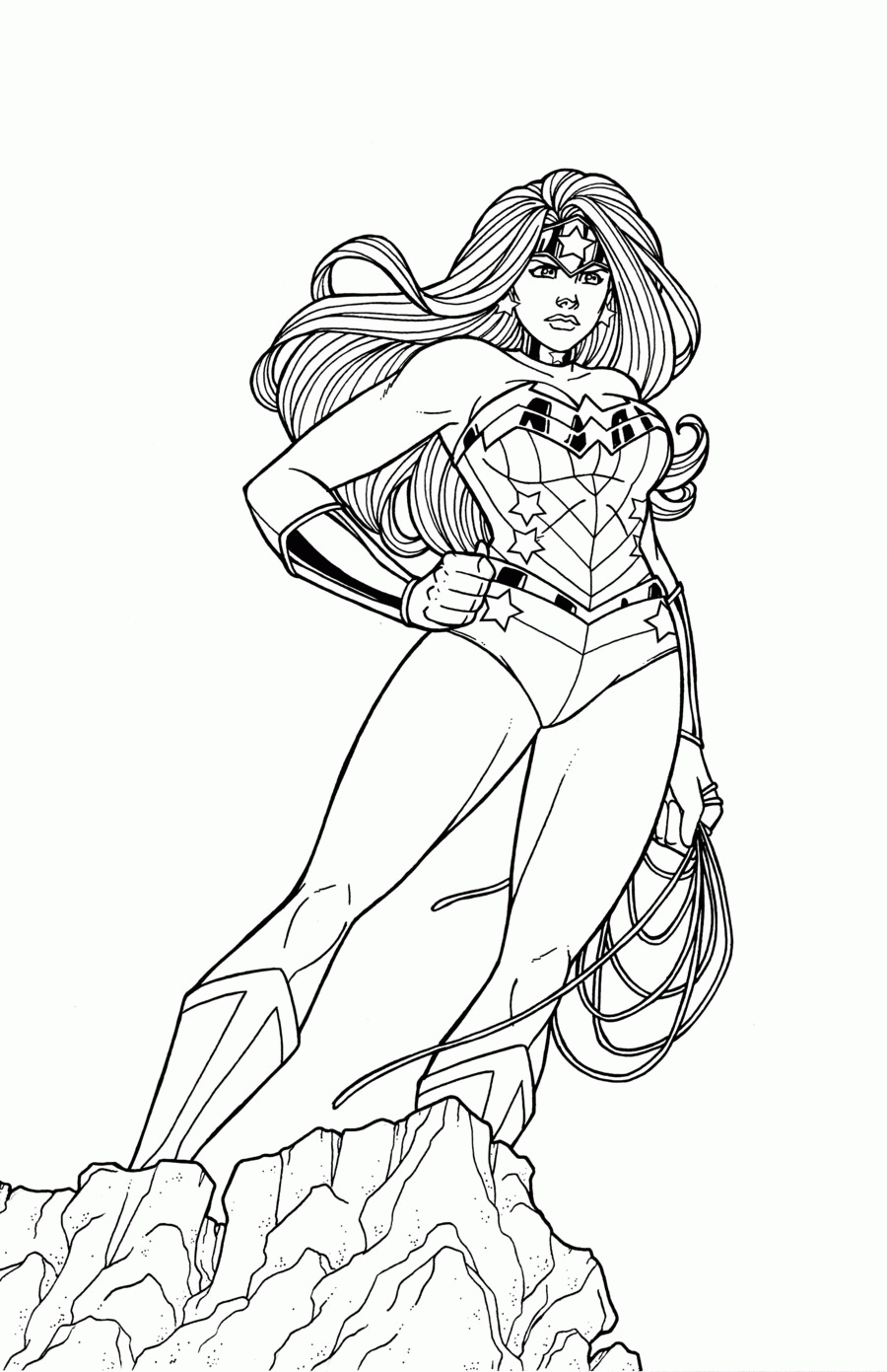 Wonder Woman Coloriage A Imprimer / Coloriage De Wonder intérieur Coloriage Wonder Woman
