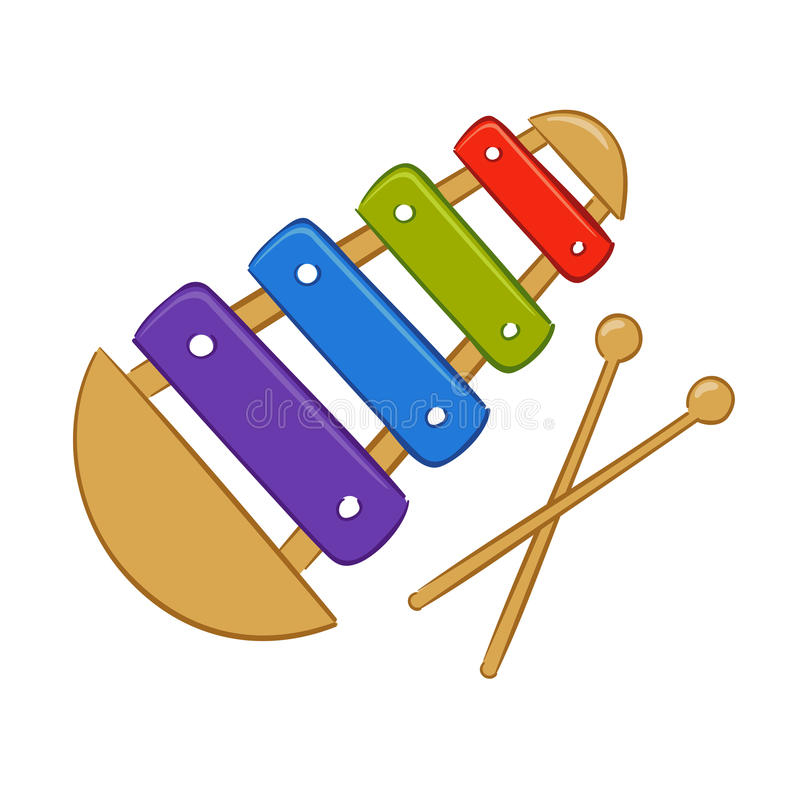 Xylophone Cartoon Stock Vector. Image Of Color, Bars à Dessin Xylophone