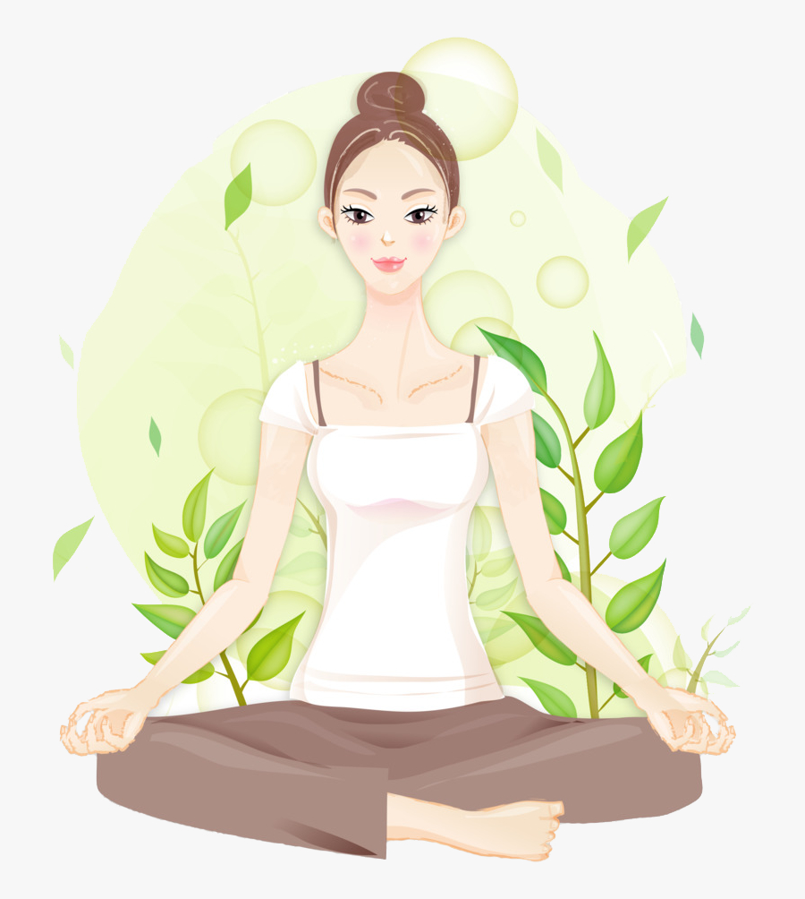 Yoga Illustration Png , Free Transparent Clipart - Clipartkey serapportantà Dessin Yoga