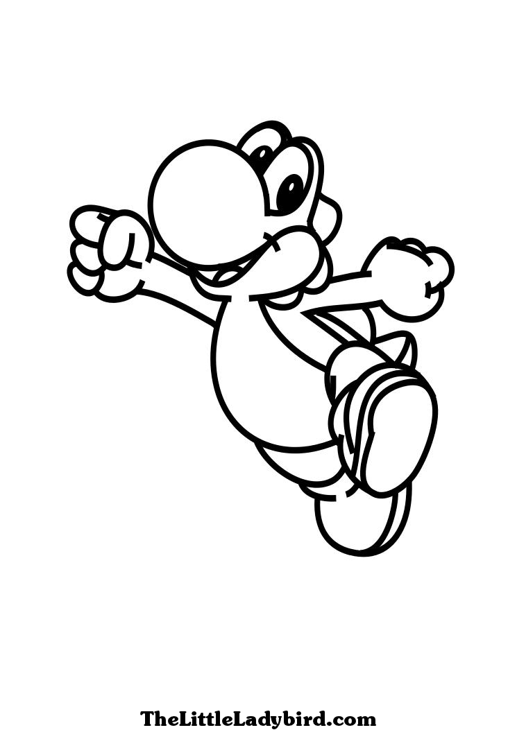 Yoshi #113509 (Video Games) - Printable Coloring Pages serapportantà Coloriage Yoshi