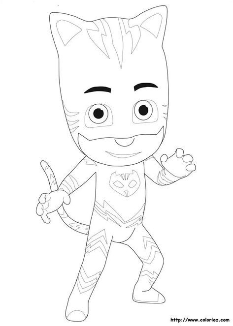 Yoyo Pyjamasque Coloriage #Pjmask | Pyjamasque Coloriage destiné Coloriage Yoyo