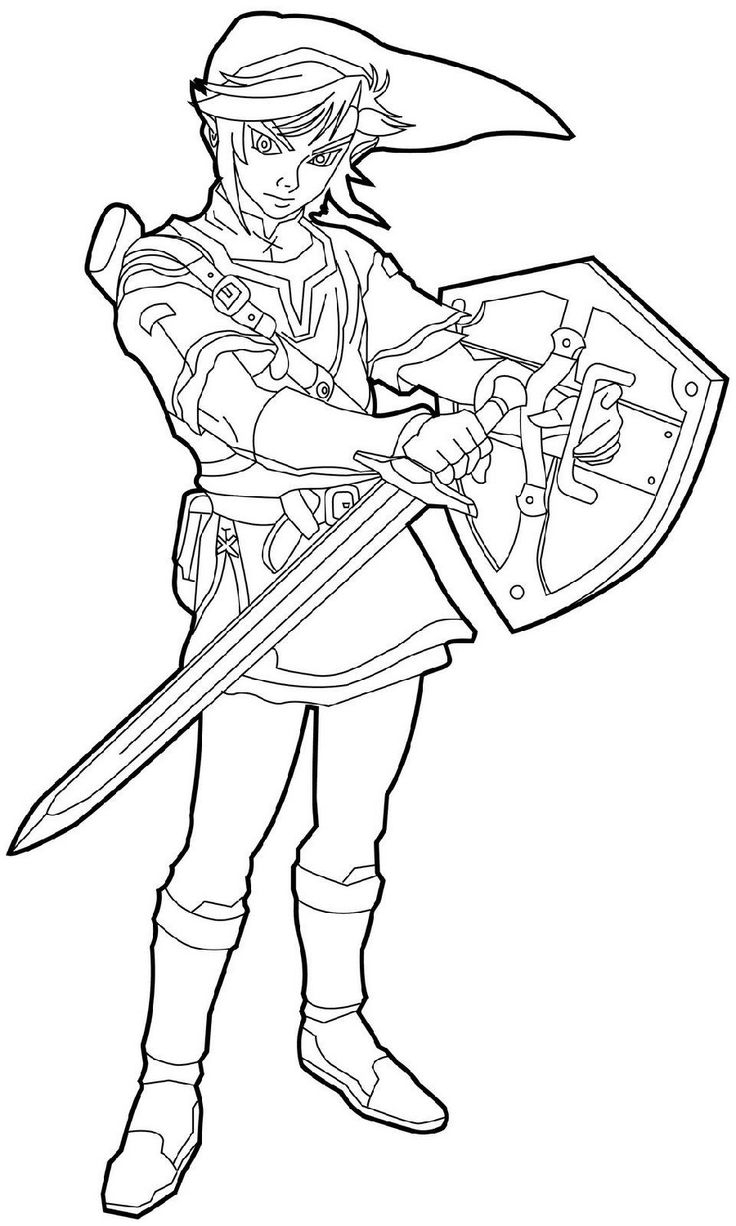 Zelda Coloring Pages Printable 2019 | Educative Printable tout Coloriage Zelda
