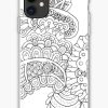 &quot;Zentangle Mandala Inspired Doodle&quot; Iphone Case &amp; Cover By intérieur Coloriage Dessin Téléphone