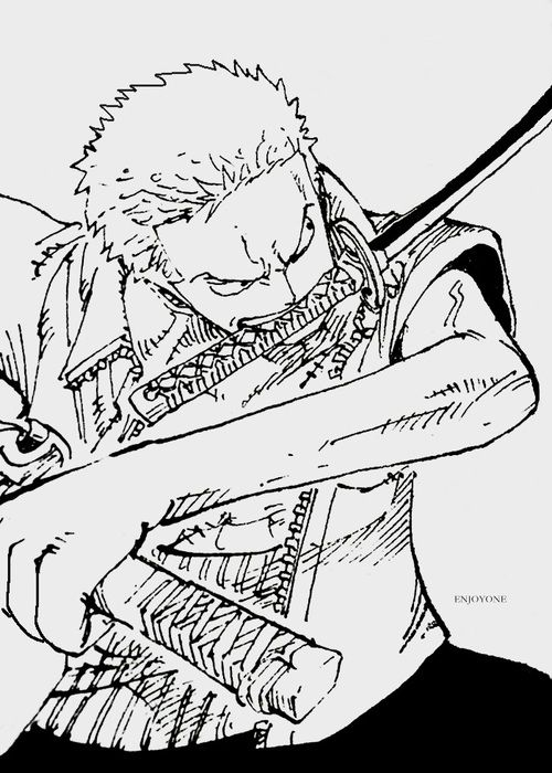 #Zoro #Roronoa #Onepiece #Mugiwara #Strawhat #Pirate destiné Dessin Zoro Facile,