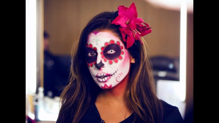 101 Propositions D'Halloween Différents: Maquillage Tête De Mort avec Maquillage Tête De Mort