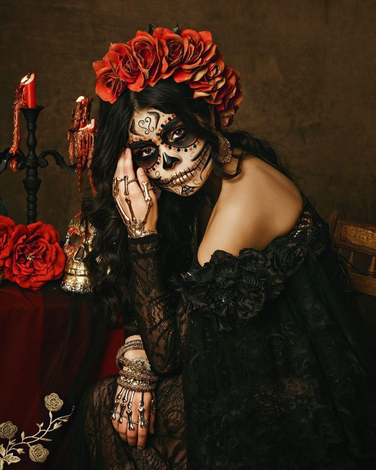101 Propositions D&amp;#039;Halloween Différents: Maquillage Tête De Mort encequiconcerne Maquillage Tête De Mort