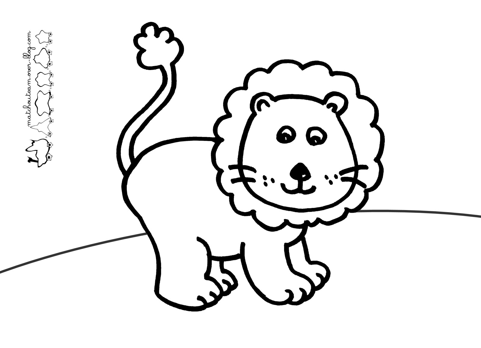 108 Dessins De Coloriage Lion À Imprimer Sur Laguerche - Page 8 serapportantà Coloriage À Imprimer Lion