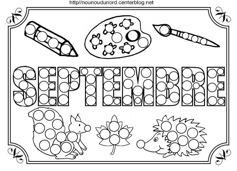 11 Incroyable Coloriage Septembre Gallery | Coloriage Septembre avec Coloriage Septembre