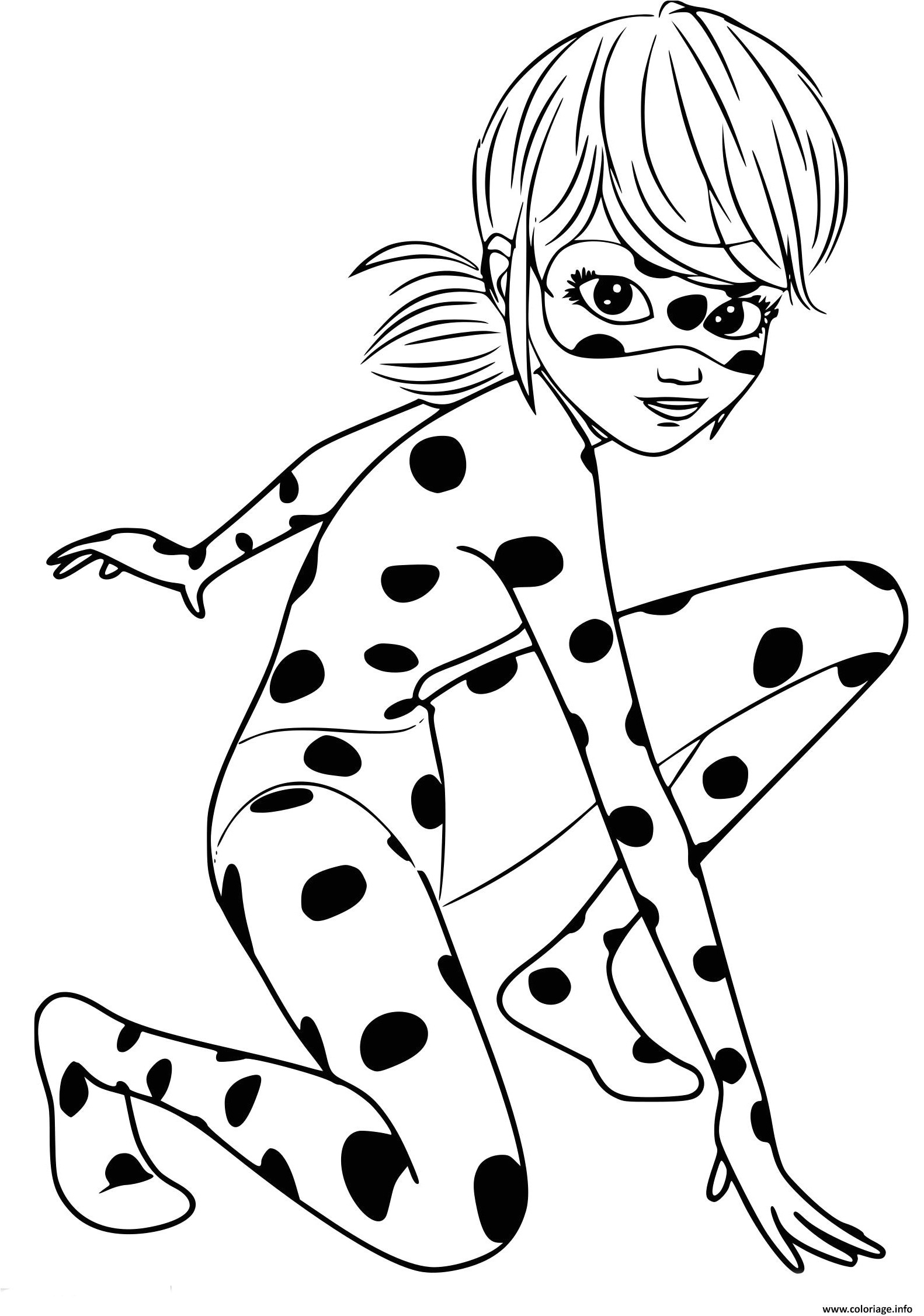 12 Cool De Coloriage Ladybug Et Chat Noir Image - Coloriage : Coloriage serapportantà Chat Noir Coloriage