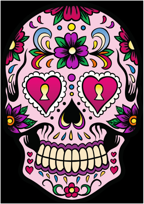 15 Ordinaire Coloriage Tete De Mort Mexicaine Images - Coloriage dedans Coloriage Tête De Mort Mexicaine