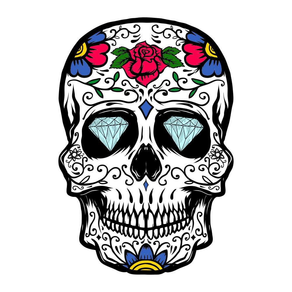 15 Ordinaire Coloriage Tete De Mort Mexicaine Images - Coloriage serapportantà Coloriage Tête De Mort Mexicaine
