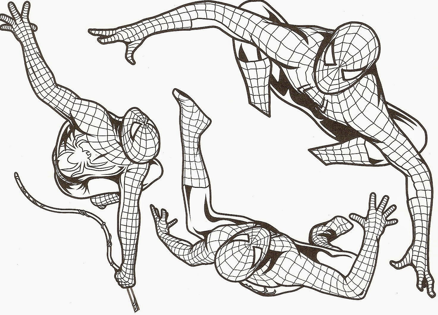 167 Dessins De Coloriage Spiderman À Imprimer Sur Laguerche - Page 15 intérieur Coloriage Spider Man A Imprimer