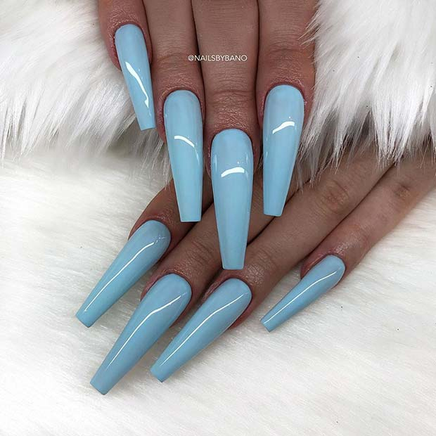 23 Beaux Ongles Pastel Pour Le Printemps 2021 - Coiffure.io: Guide pour Ongles Bleu Pastel