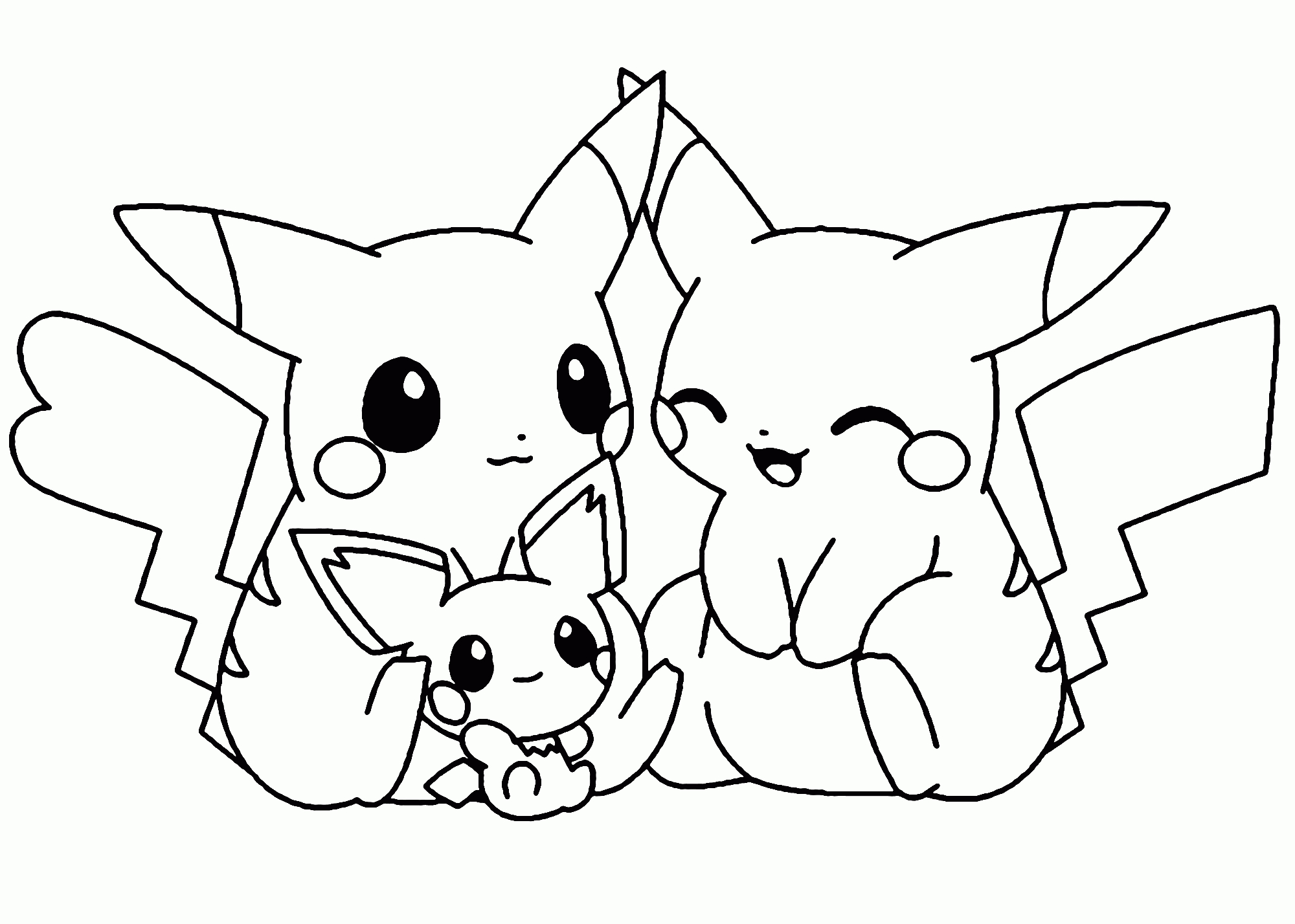 27 Pokemon Coloring Pages: Printable High Res (Updated) - Print Color Craft avec Coloriage Kawaii Pikachu