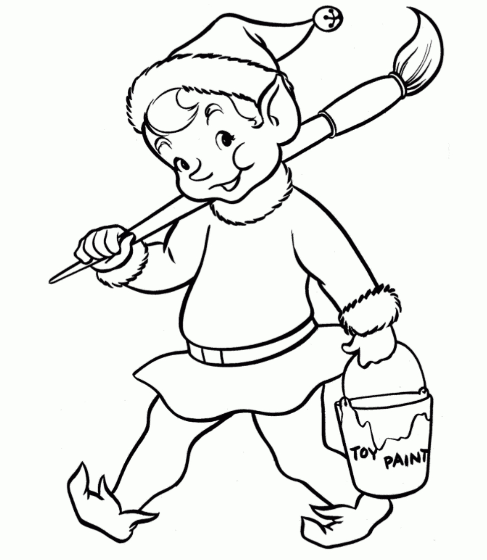 30 Free Printable Elf On The Shelf Coloring Pages tout Coloriage Elf