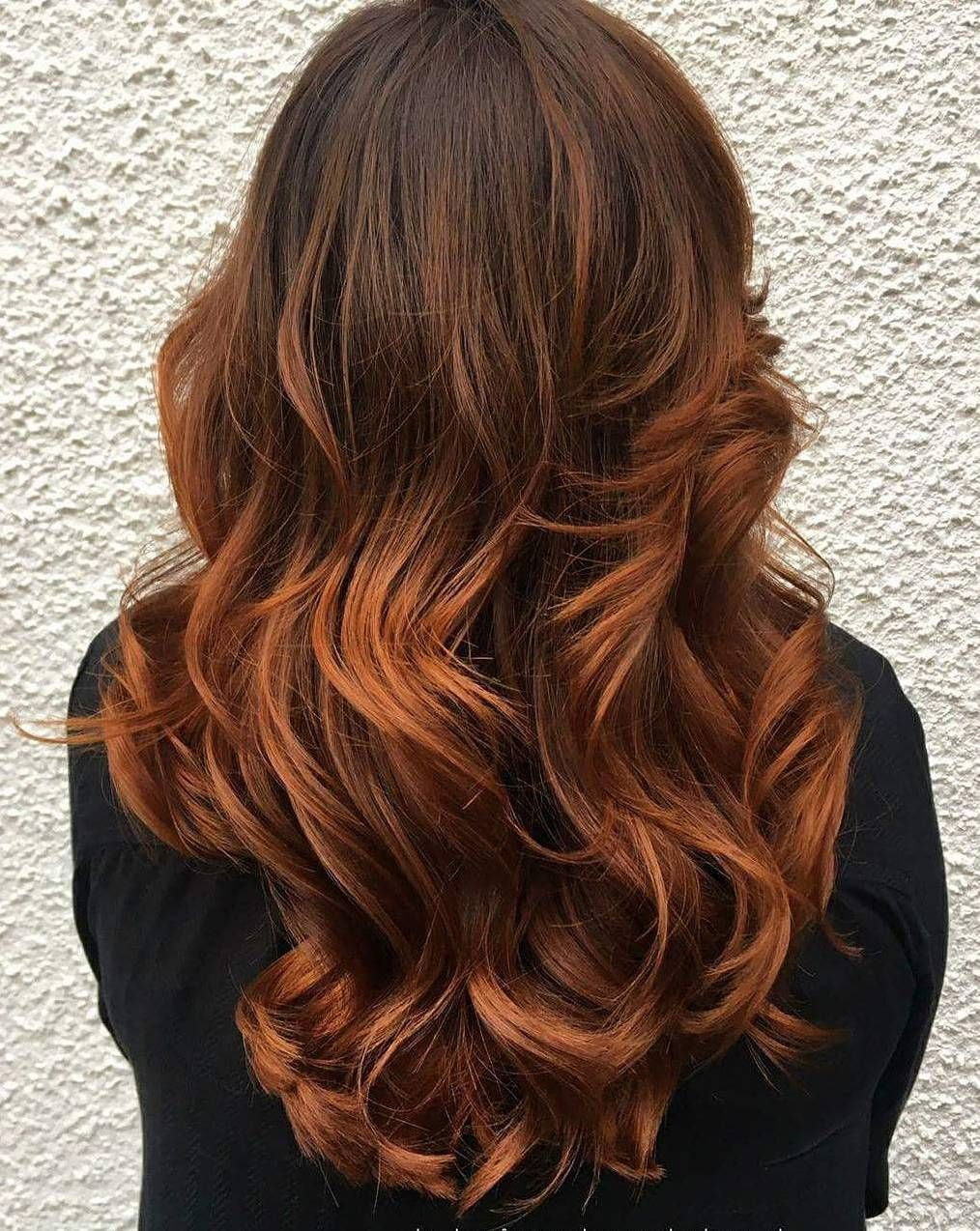 33 Hottest Copper Balayage Ideas For 2017 | Copper Hair Color, Copper avec Meche Cuivré Et Blond