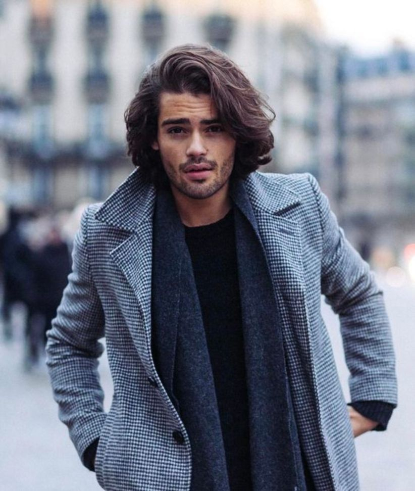 35 Long Hairstyle Idea For Men Style In Winter - Attireal à Coupe Homme Cheveux Longs
