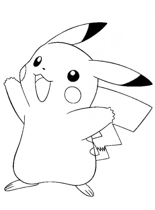 36 Dessins De Coloriage Pikachu À Imprimer serapportantà Imprimer Pikachu Kawaii