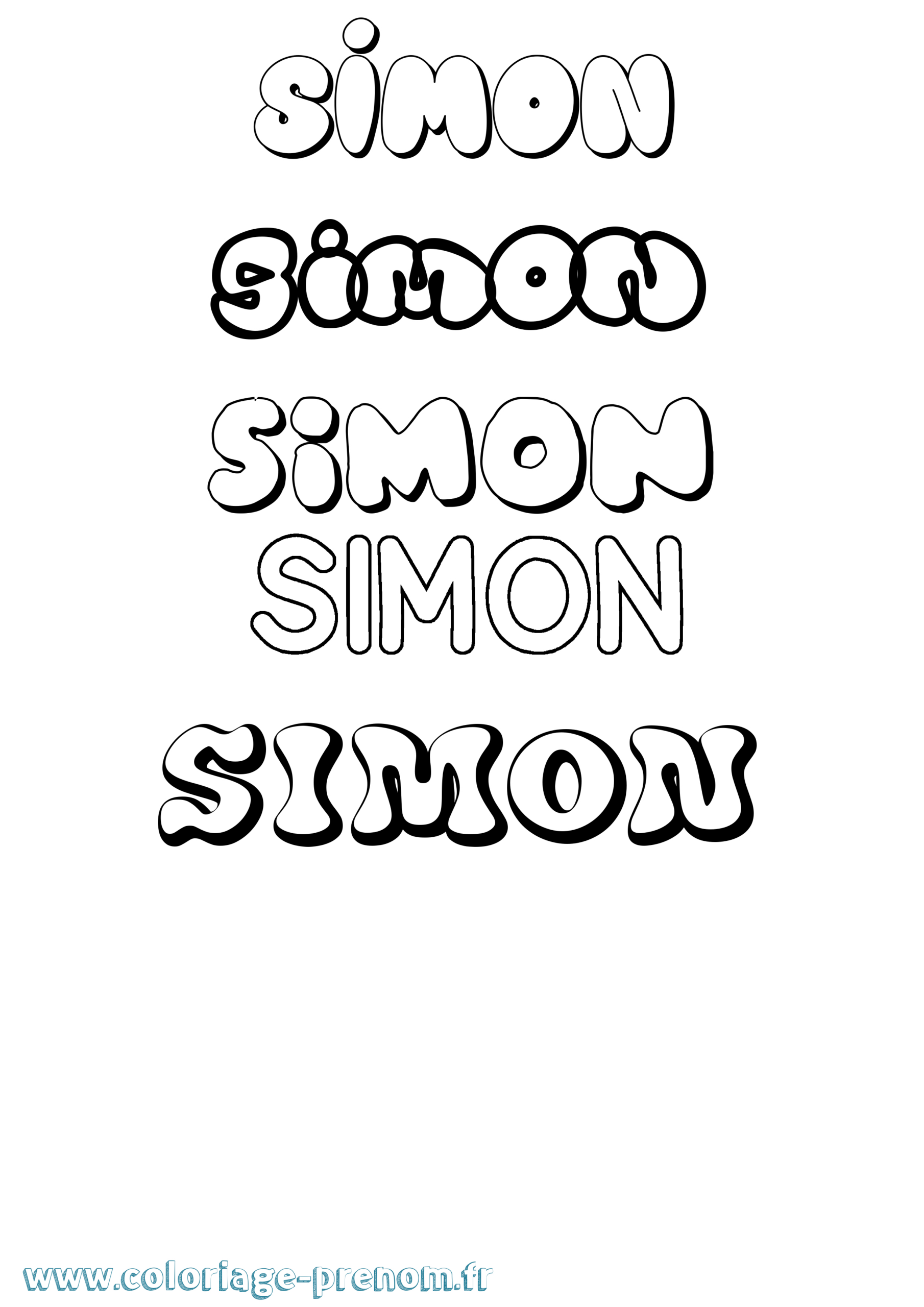 38+ Simon Coloriage destiné Coloriage Simon