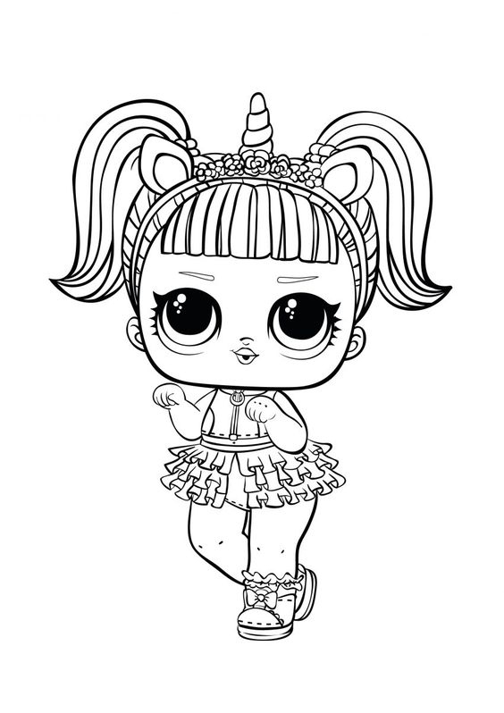 39 Coloriage Poupée Lol À Imprimer Ou À Dessiner - Astuces De Filles avec Coloriage Poupee Lol Omg