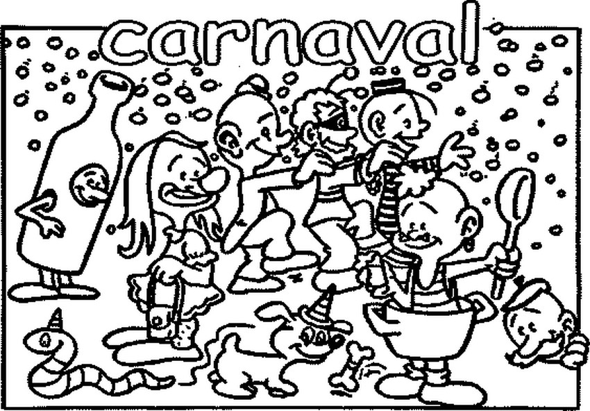 39 Dessins De Coloriage Carnaval À Imprimer à Dessin Carnaval A Imprimer