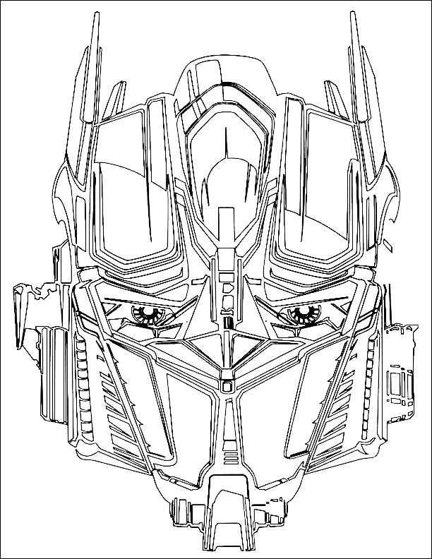43 Dessins De Coloriage Transformers À Imprimer concernant Transformer Coloriage