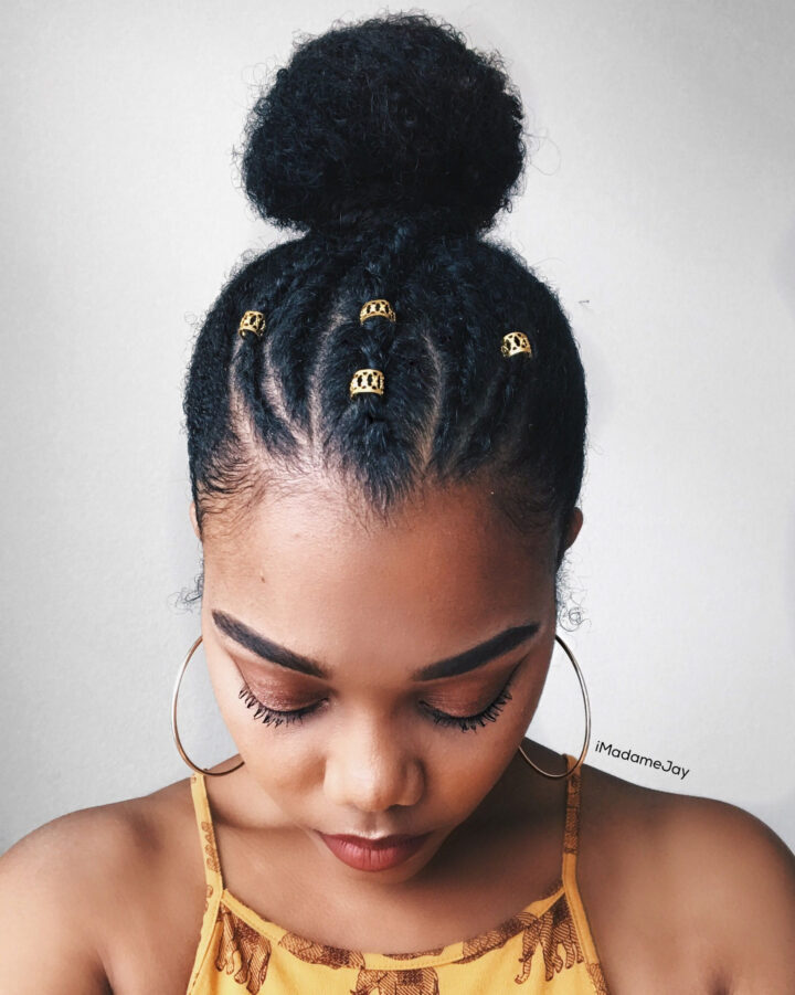 50 Afro Hairstyles We Love, Plus Styling Tips intérieur Ado Coiffure Cheveux Crépus Tresse