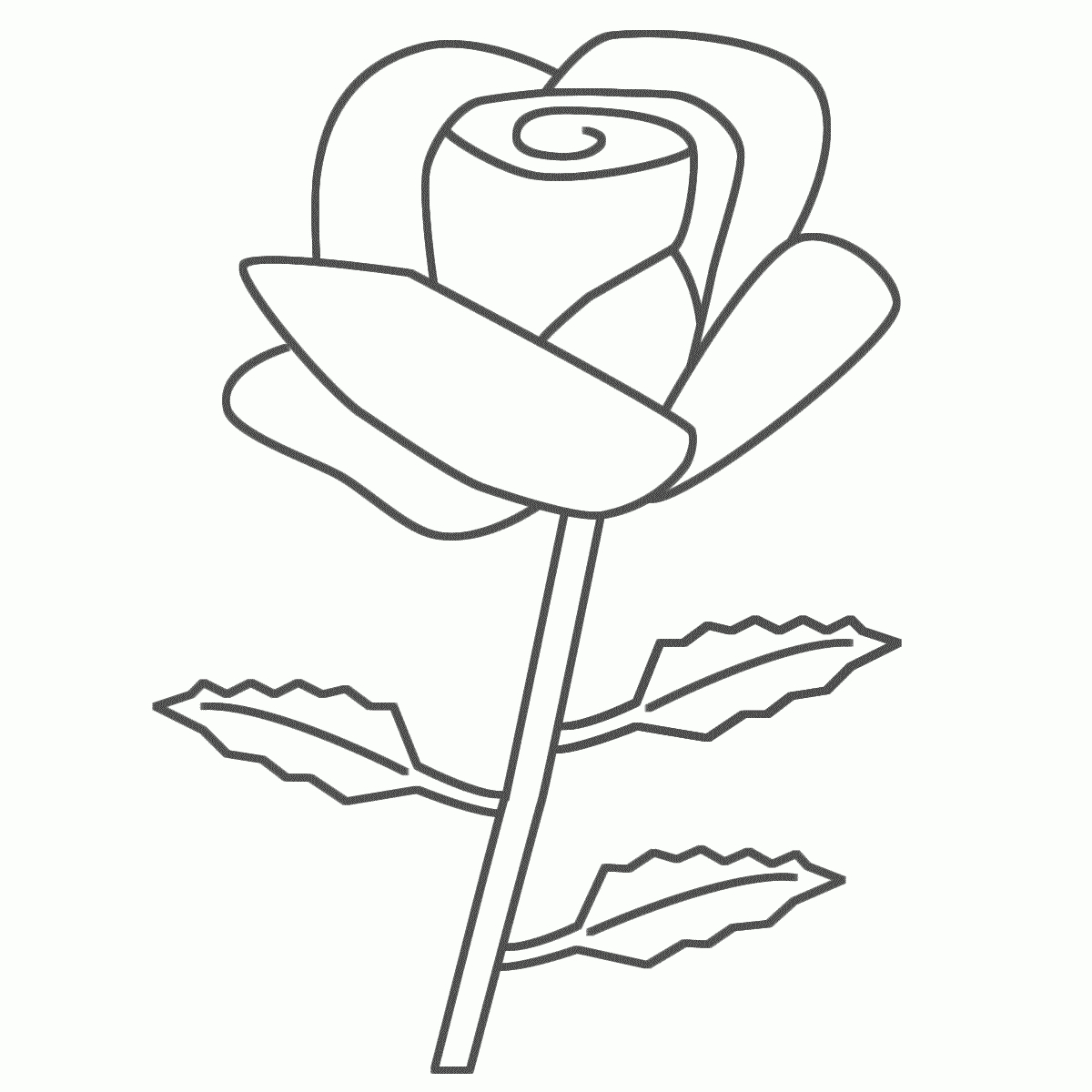 57 Dessins De Coloriage Roses À Imprimer Sur Laguerche - Page 3 à Rose À Colorier