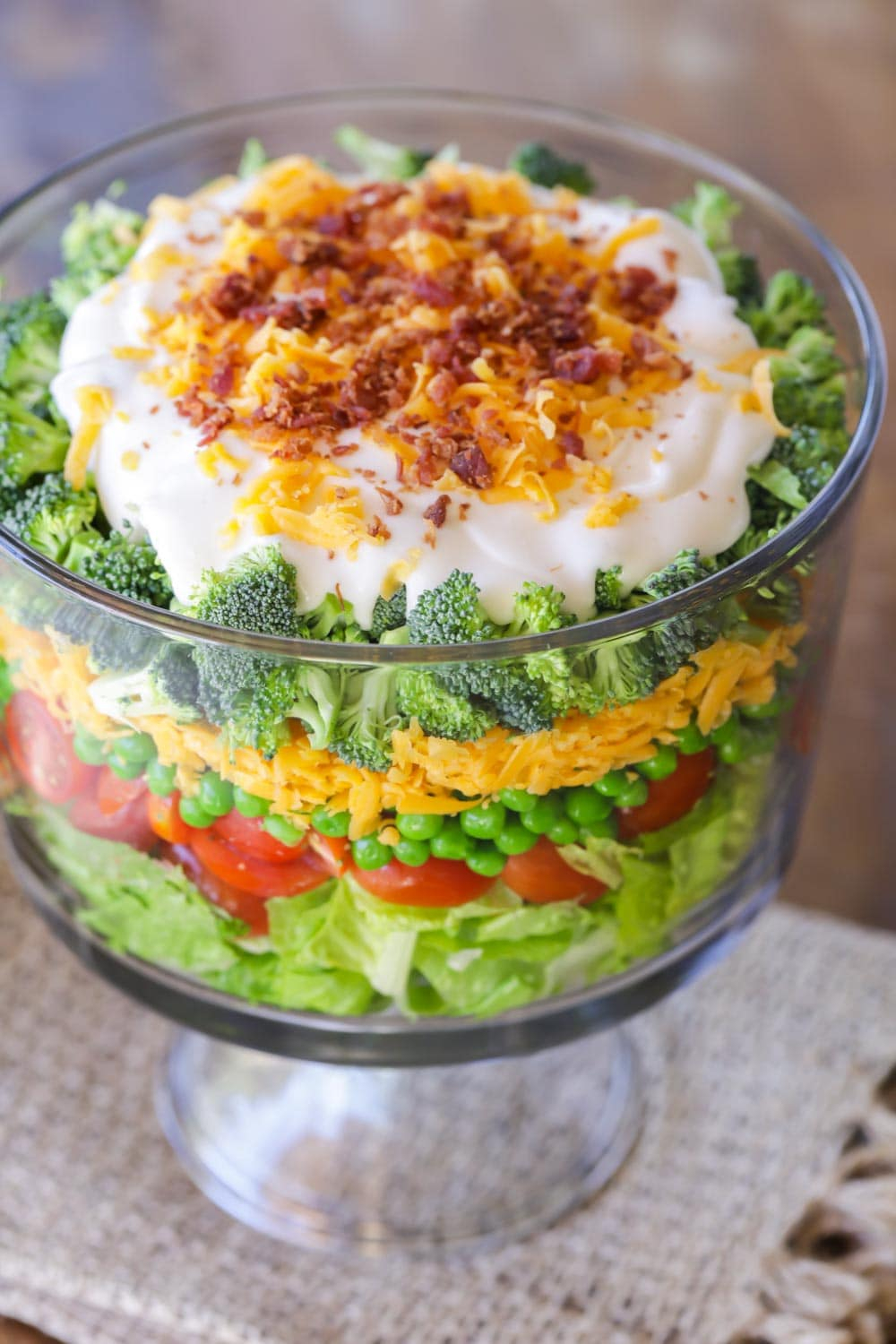 7 Layer Salad | Recipe | Layered Salad, Layered Salad Recipes, 7 Layer pour Salade 8 Étages