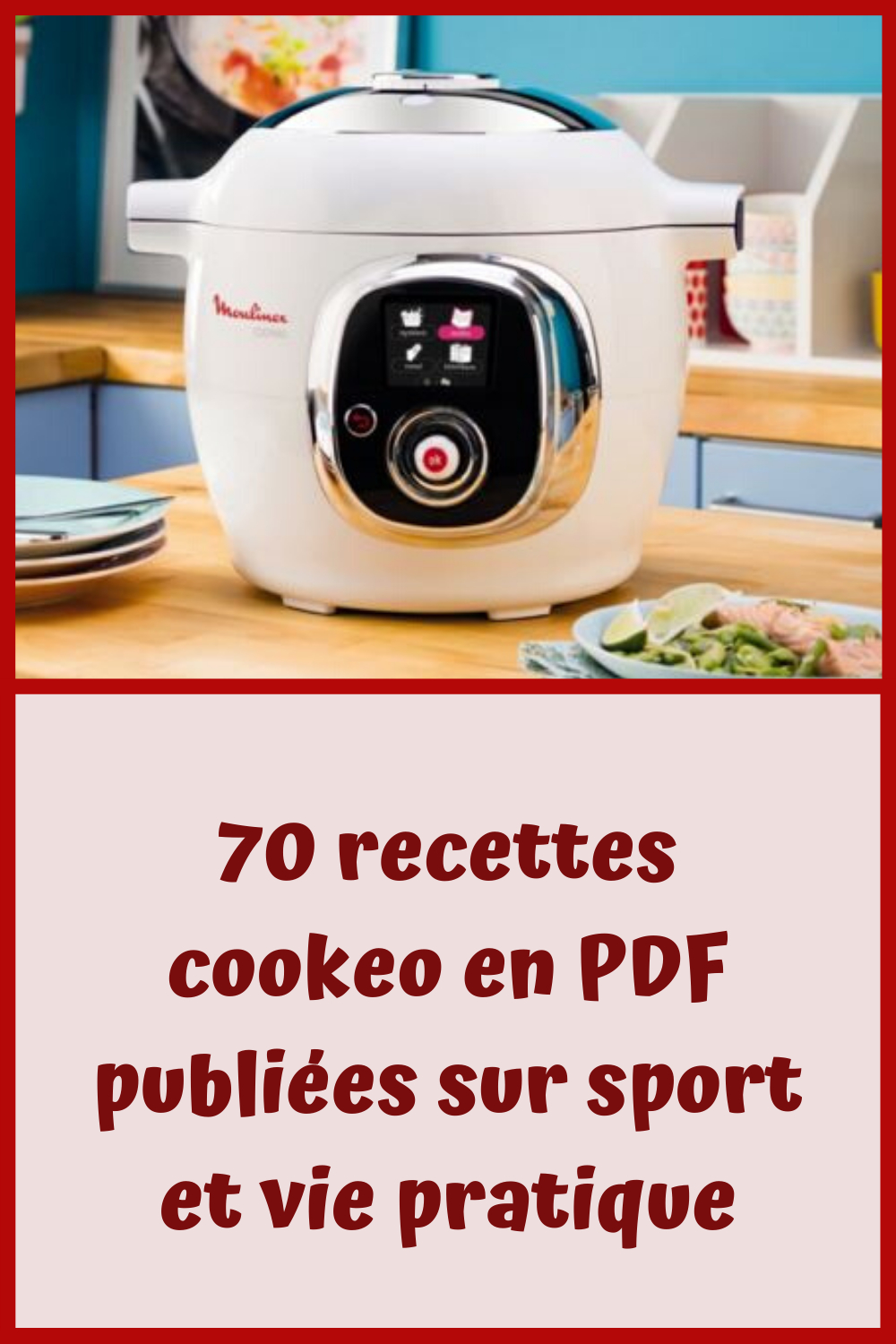 70 Recettes Cookeo En Pdf Publiées Sur Sport Et Vie Pratique | Cookeo pour Livre Recette Cookeo Pdf Gratuit