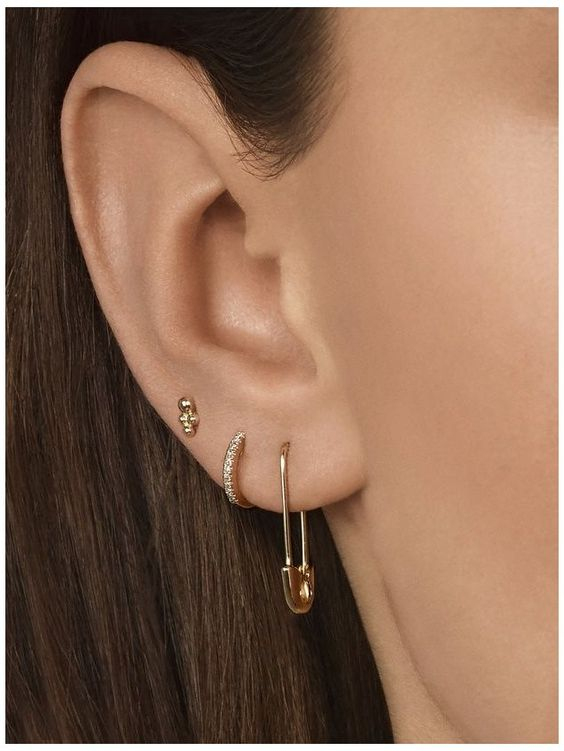 +76 Belles Inspirations Et Types Principaux! (Inspirations) - Polyvore concernant 3 Trous Lobe Oreille