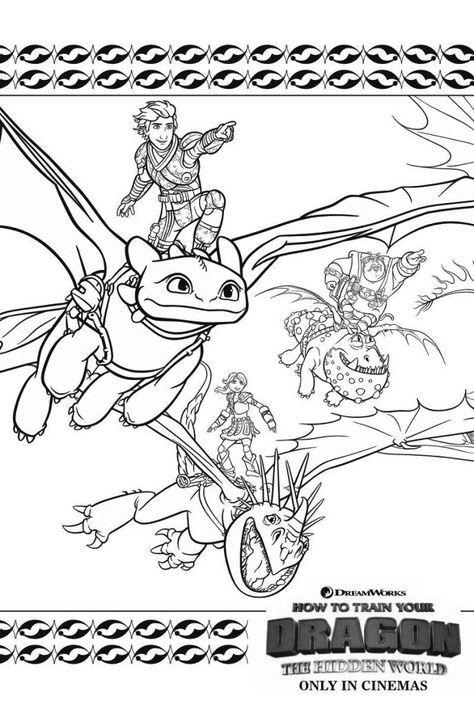 8 Idées De Krokmou Et Tempête | Krokmou, Coloriage Dragon, Coloriage pour Krokmou Coloriage