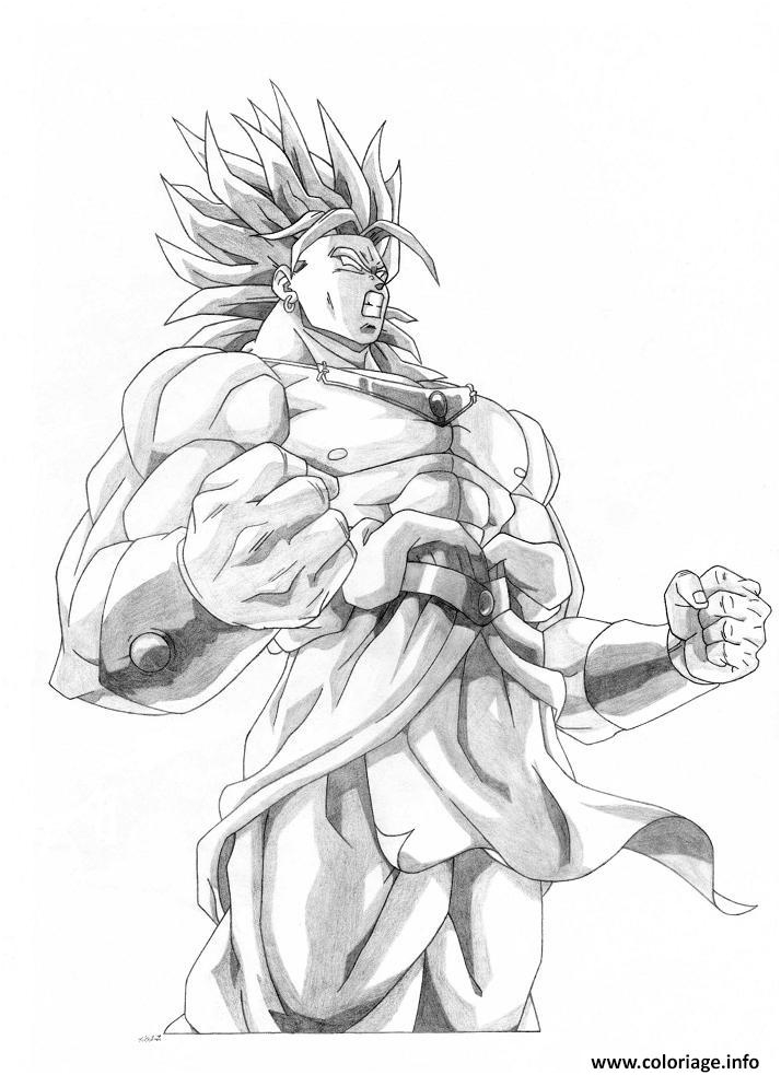 9 Divers Coloriage Dragon Ball Super Broly Images - Coloriage concernant Coloriage Broly