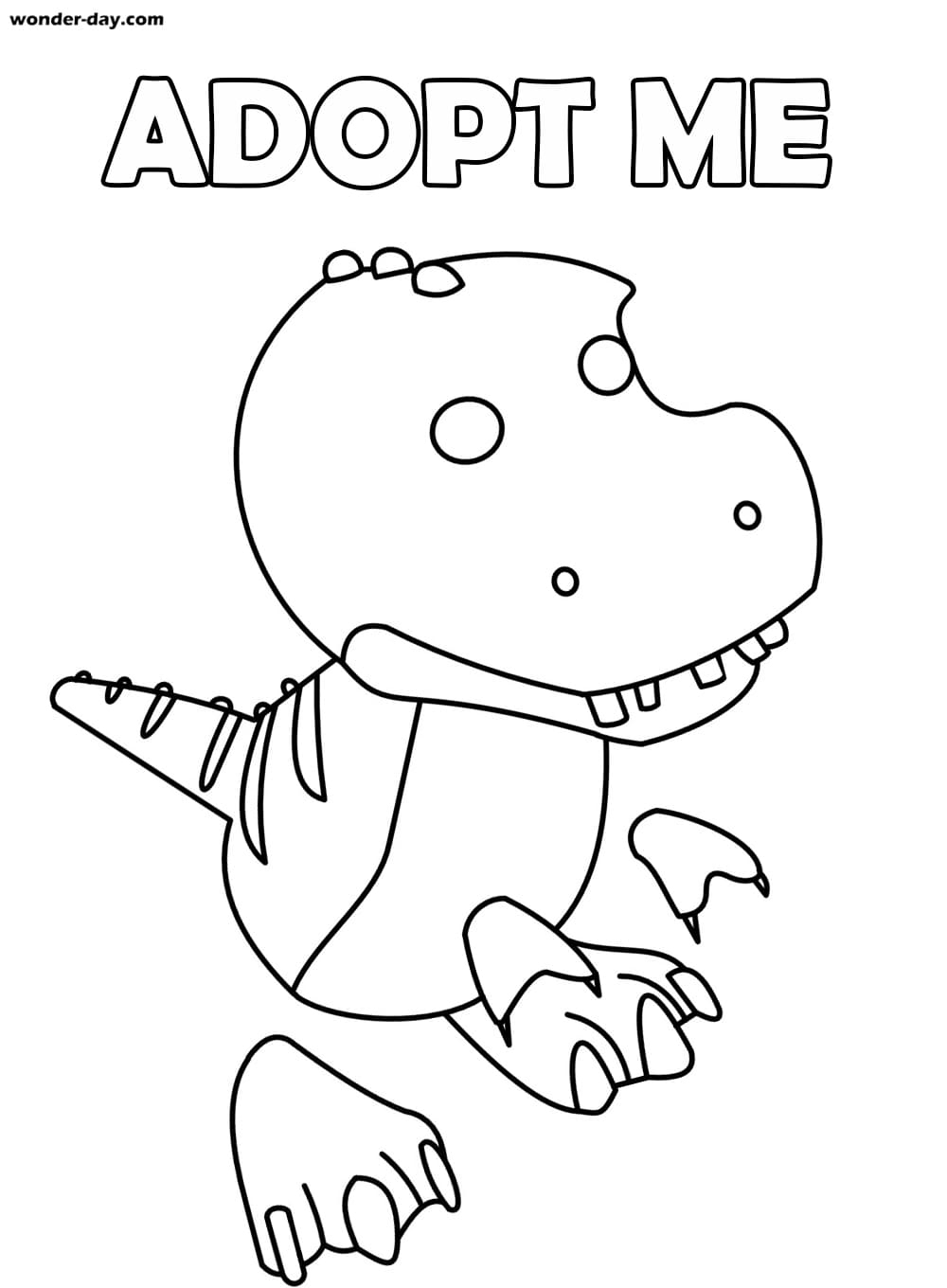 Adopt Me Coloring Pages | Wonder-Day tout Dessin Adopt Me