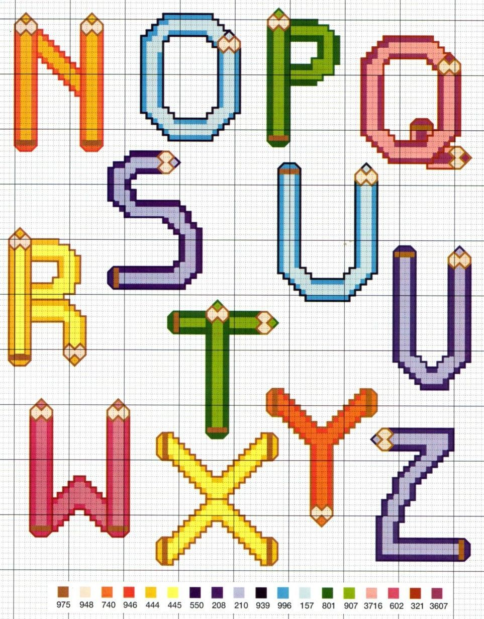 Alphabet Point De Croix Italique / Épinglé Par Barbara Tiitto Sur Angel pour Alphabet Point De Croix