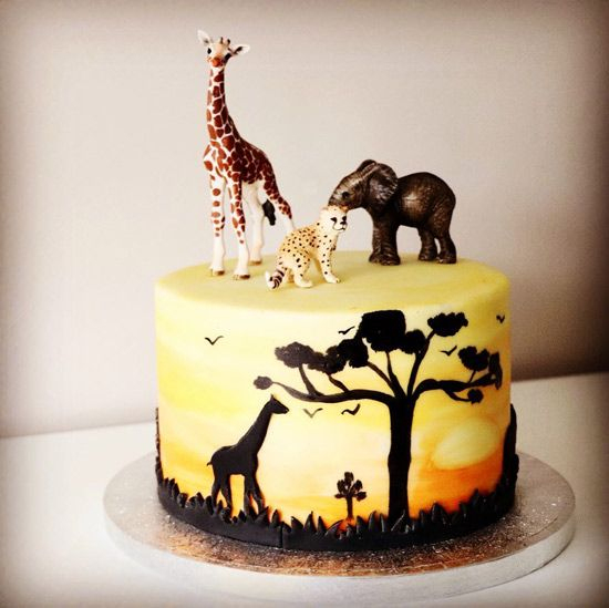 Anniversaire Safari : La Super Idée Pour Les Tout Petits | Gâteaux dedans Gâteau Thème Jungle