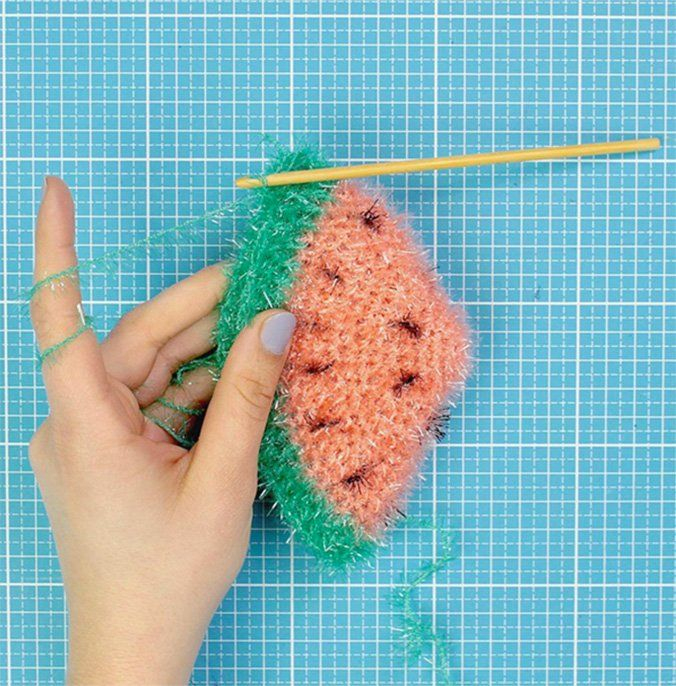 Apprendre À Tricoter Ses Éponges Avec Creative Bubble! | Creative dedans Laine Bubble Creative Modele Gratuit D&amp;#039;Éponges