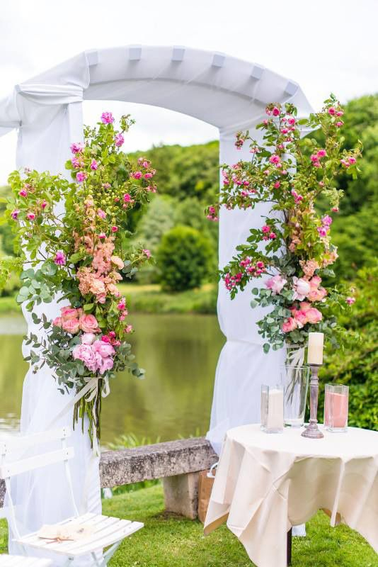 Arche Fleurie Cérémonie Laïque | Cérémonie Laïque, Mariage, Photographe pour Arche Ceremonie Laique