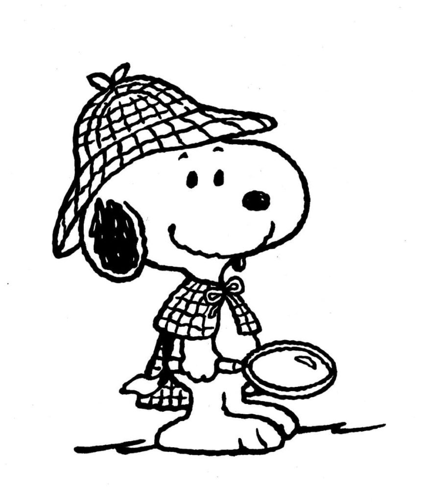 Ausmalbilder Snoopy - Kostenlose Malvorlagen Zum Ausdrucken avec Coloriage Snoopy