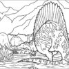Ausmalbilder Spinosaurus. Kostenlos Herunterladen Oder Ausdrucken à Coloriage Spinosaurus