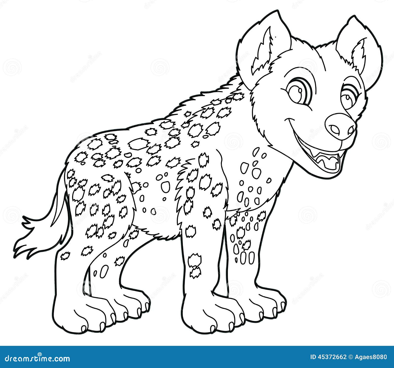 Baby Hyena Pages Coloring Pages concernant Coloriage Hyene
