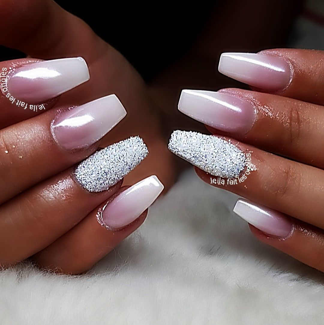 #Babyboomer | Nail Art, Nails, Beauty encequiconcerne Baby Boomer Paillette