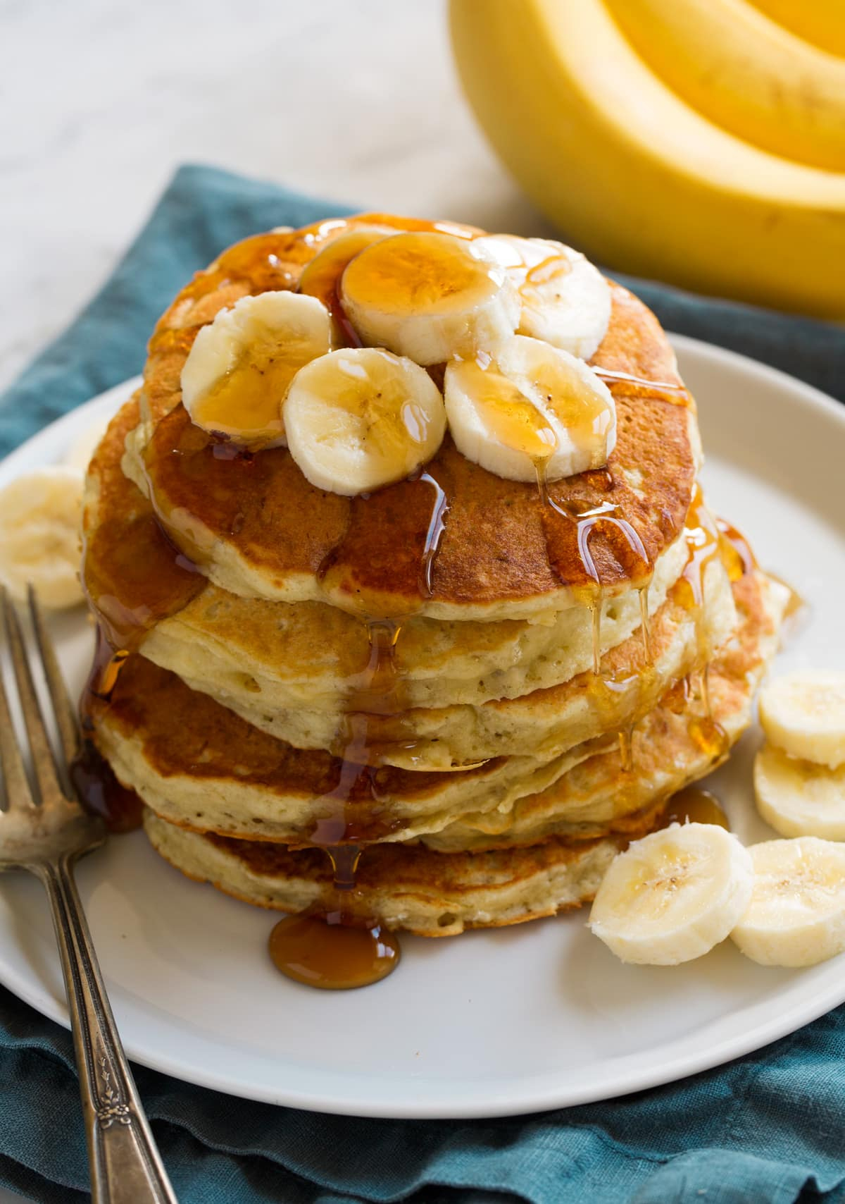Banana Pancakes Recipe - Cooking Classy encequiconcerne Pancake Banane Bebe