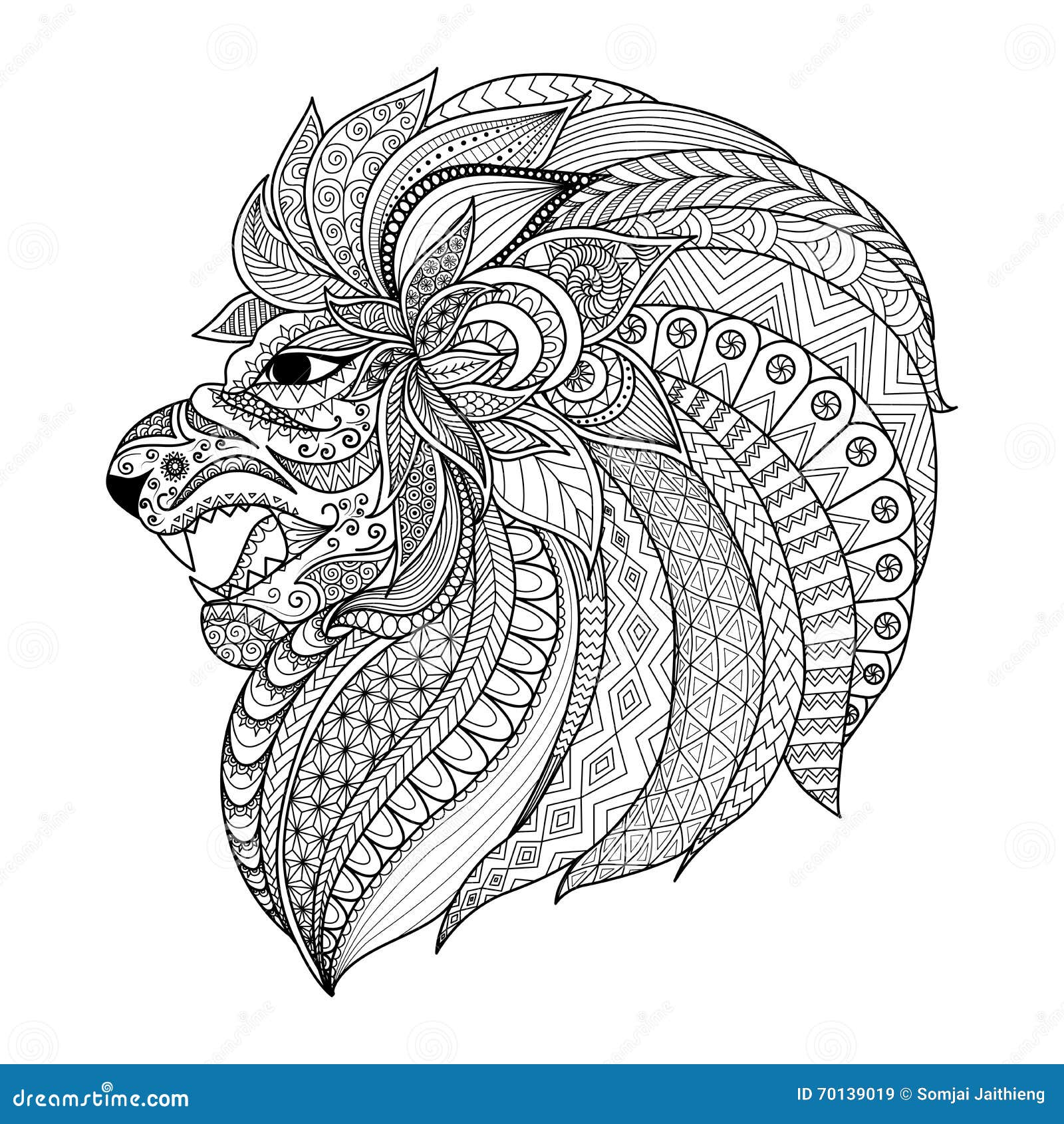 Belle Coloriage De Mandala Lion | 30000 ++ Collections De Pages À serapportantà Mandala Lion À Imprimer